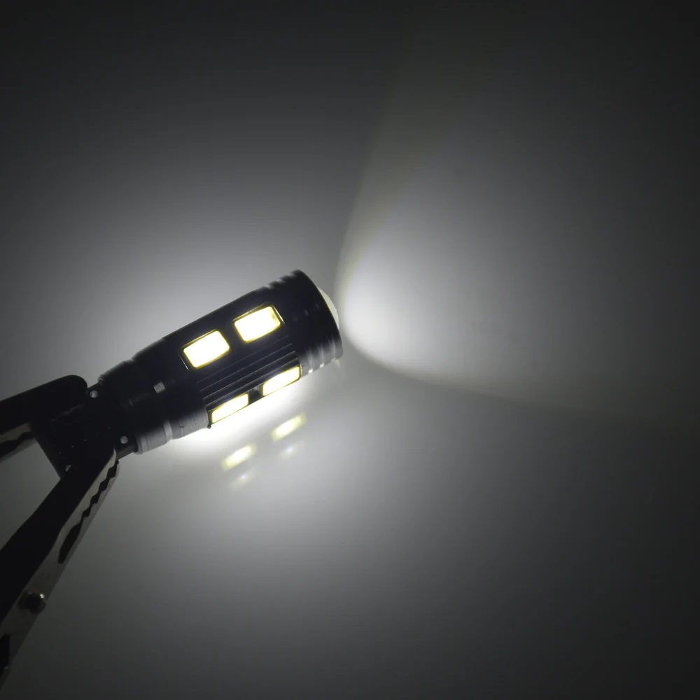 10PCS High Quality T10 10 SMD 5630 LED CANBUS Auto Wedge Lamp 192 194 168 W5W 10SMD 5730 Car Parking for Fiat 500 500L | Автомобили и