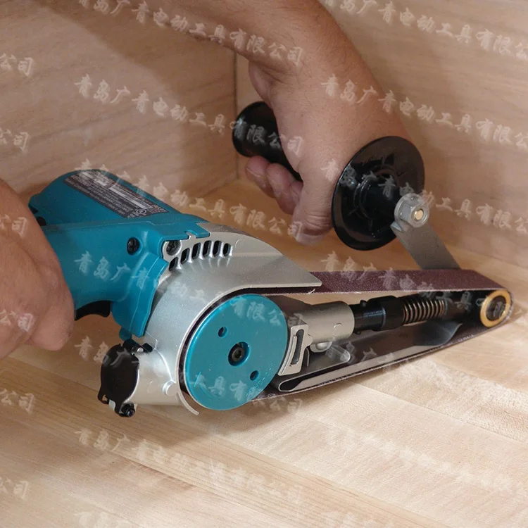 Японский Makita 9031 ленточная машина 9032 портативный ленточный Полировочная, шлифовальная машинка для ленточношлифовального станка(ленточно-шлифовальный станок) 500W