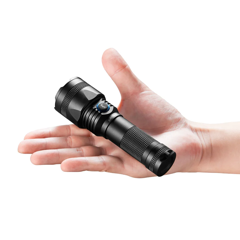 Lumintop Zoom1 зум регулируемый фонарик CREE XPL HD Макс 850 люмен луч бросать 210 m RGB rechargeable