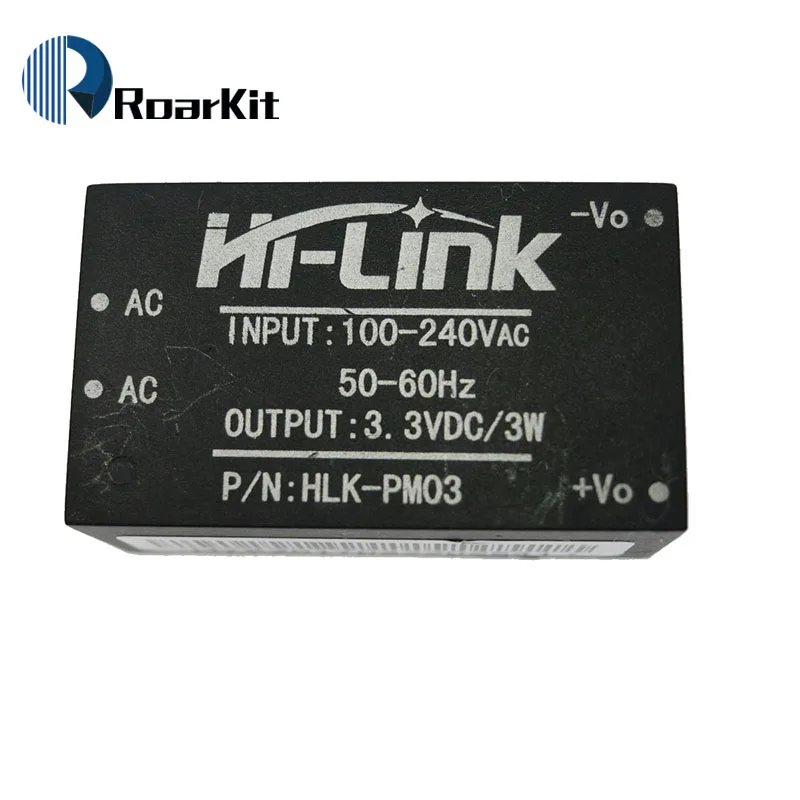 HLK-PM01 HLK-PM03 HLK-PM12 AC-DC 220V 5 V/3,3 V/12 V Мини модуля питания, интеллигентая(ый) бытовой выключатель питания модуль
