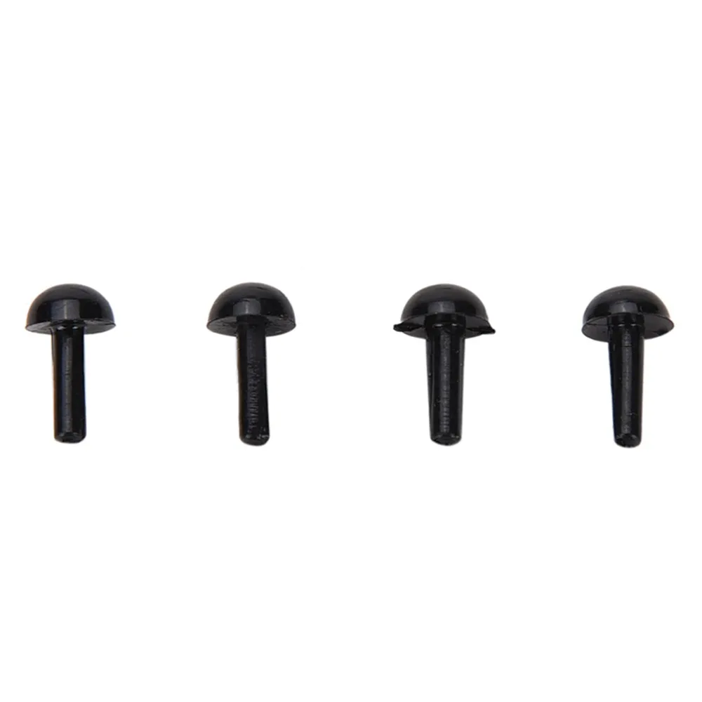 Черные пластиковые безопасные глаза для кукол игрушек аксессуаров изготовления