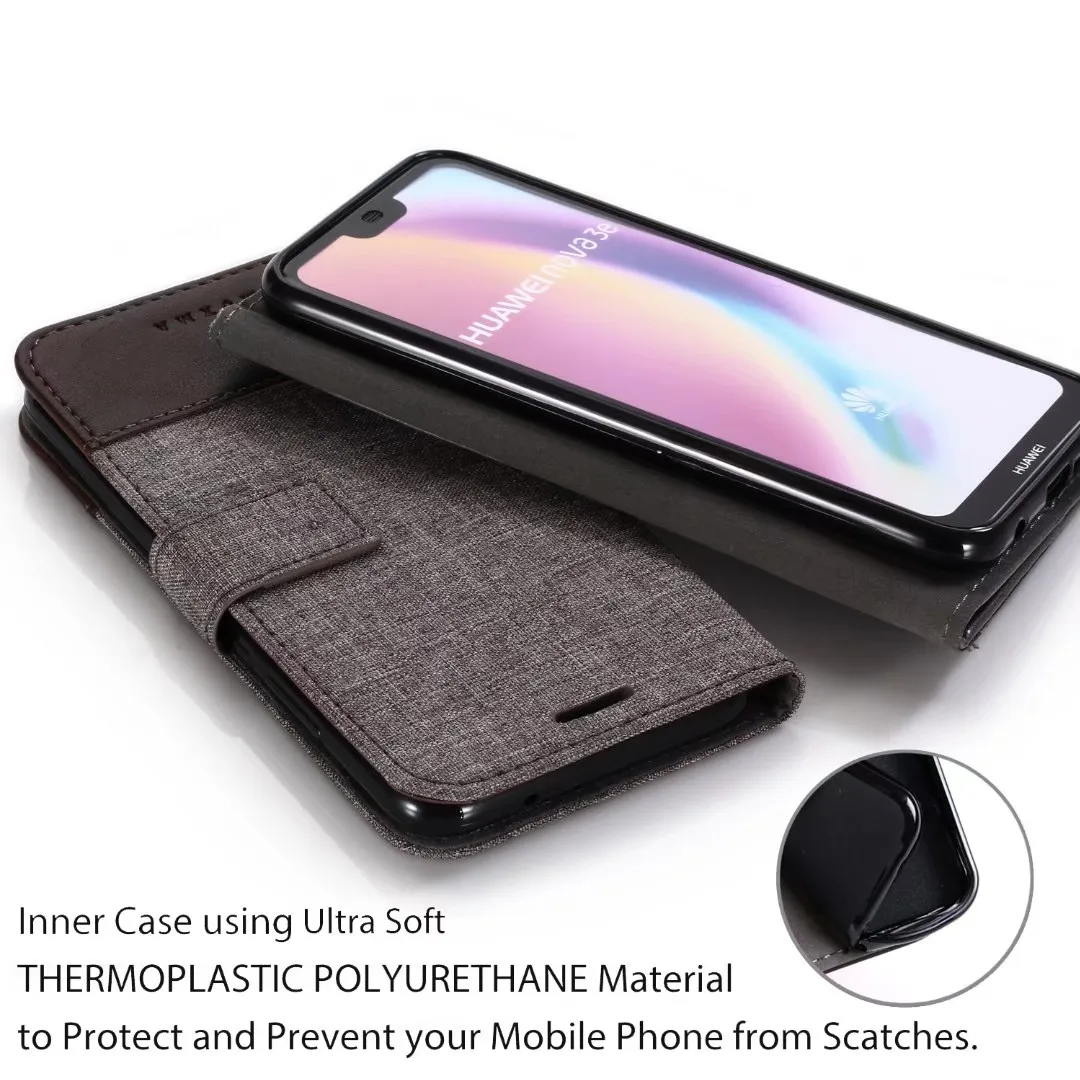 Роскошный джинсовый ковбойский кожаный чехол с вышивкой для Huawei P20 P10 P9 P8 Lite 2017