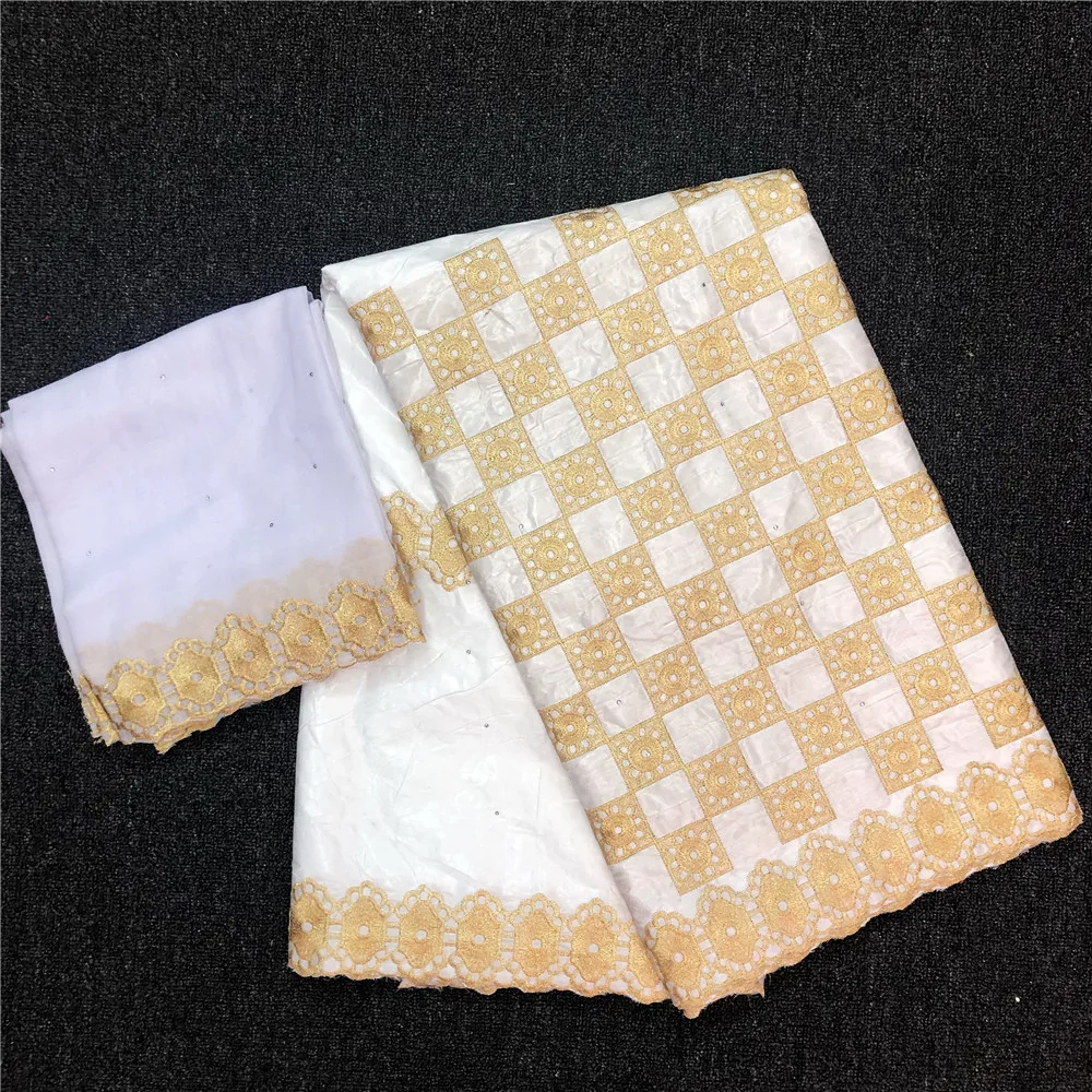 Африканская ткань Базен riche getzner bazin brode getzner dentelle tissu отделочный материал из Нигерии высокого качества 7 ярдов/lotYKB-1