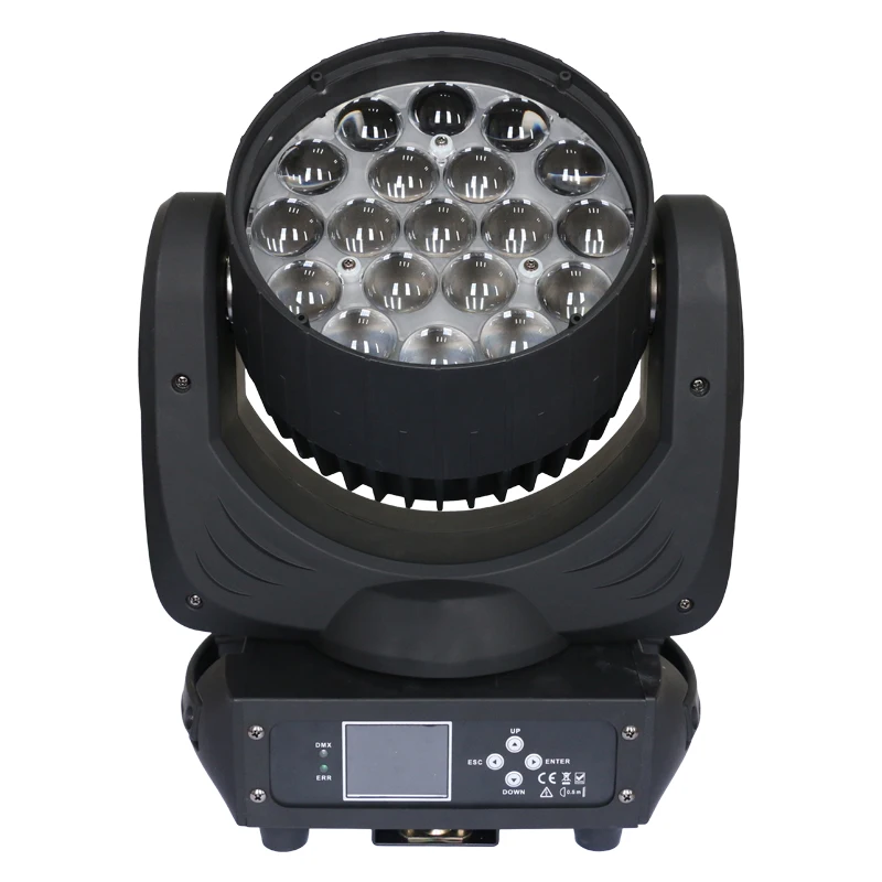 Lyre19X15W RGBW 4in1 светодиодный движущийся головной светильник с переменным фокусным