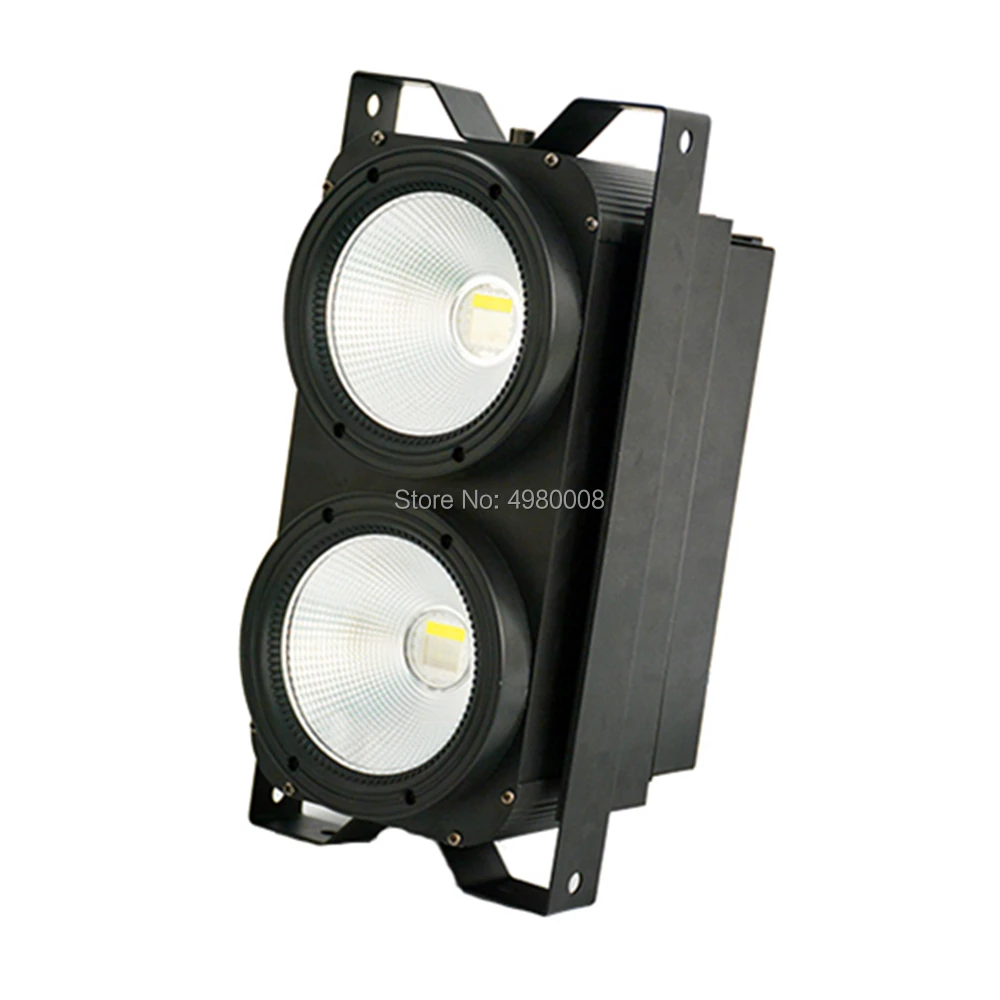 2 глаза 2x100 Вт Светодиодный светильник 200 COB Par теплый белый + холодный в 1 DMX512