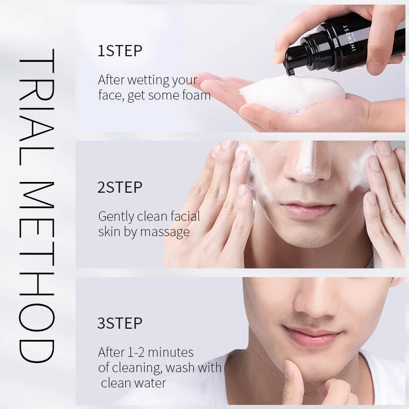 150 г мужской мусс для контроля жирности пенопластовое очищающее средство