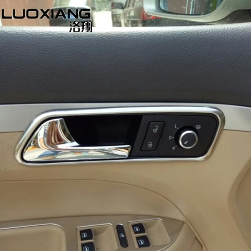 4 шт. декоративные наклейки на дверную ручку Touran caddy из нержавеющей стали для 2005