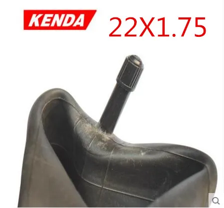 Красный KENDA 14/16/18*2,125/2,5/3,0 трубки Электрический велосипед внутренняя трубка камера велосипедной шины ятаган прямой рот - Цвет: Красный