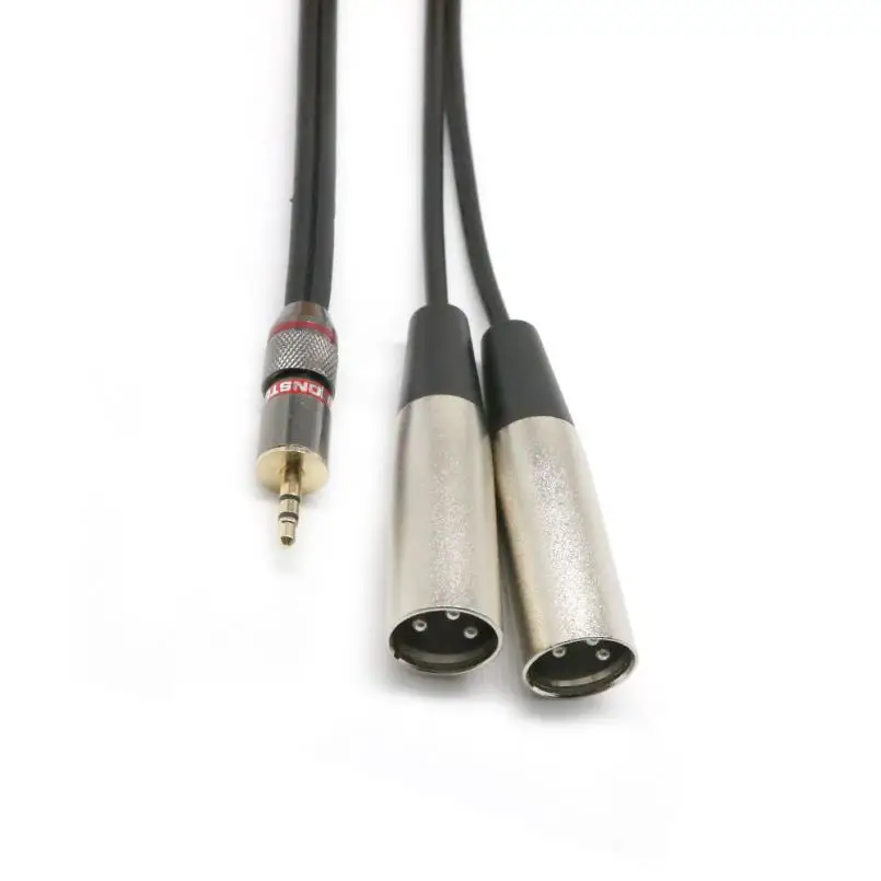 HIPERDEAL 3 5 мм 1/8 стерео мини разъем для двойной XLR Мужской кабель Прямая поставка