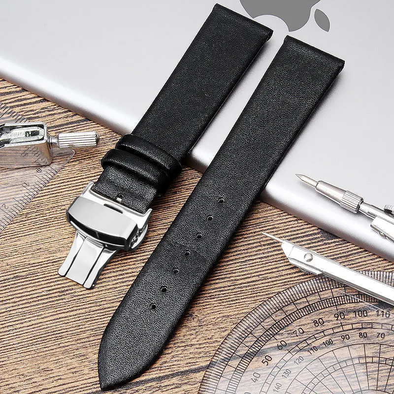 Ремешок из натуральной кожи для часов tissot ck dw мужской с металлической