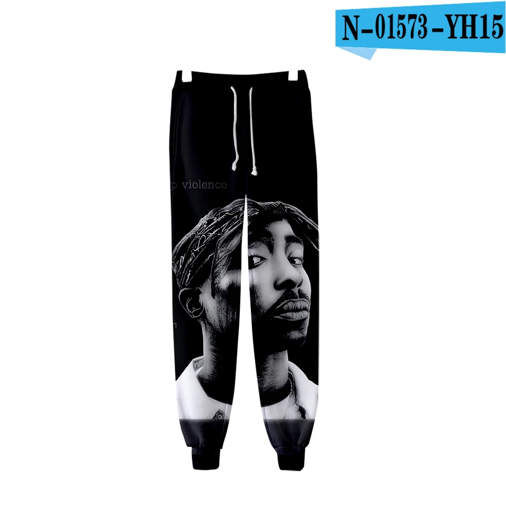 2Pac спортивные штаны мужские/женские спортивные штаны Японская уличная одежда Популярные брюки карго хип-хоп брюки мужские модные зимние брюки размера плюс - Цвет: N01573