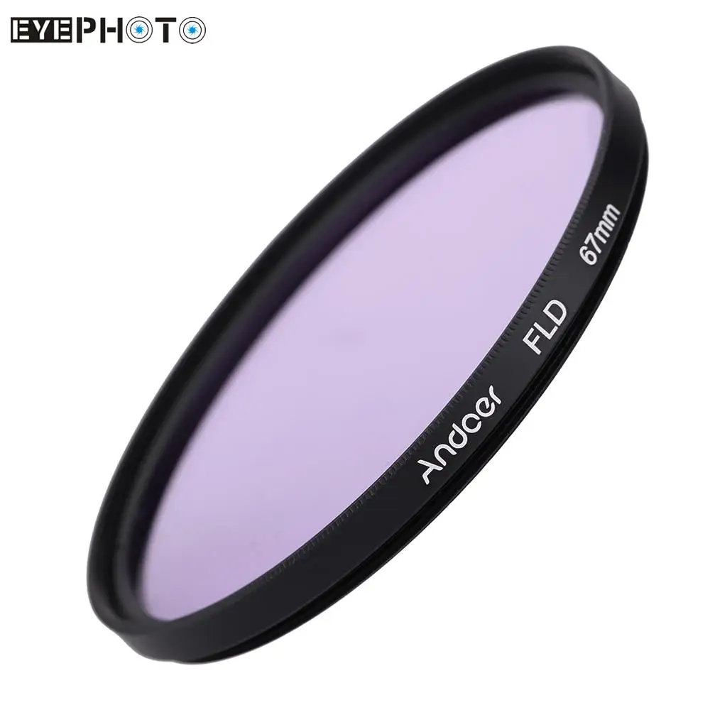 Комплект фильтров Andoer 67 мм UV + CPL FLD ND для фотосъемки Набор круглых поляризационных