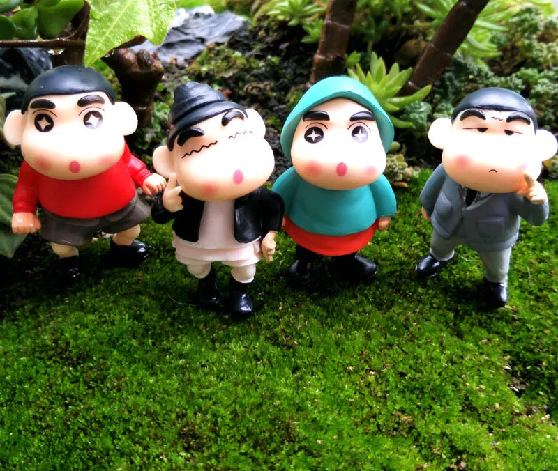 2019 1 шт. милый мальчик Shinchan DIY Смола Фея Сад ремесло украшение миниатюрный микро