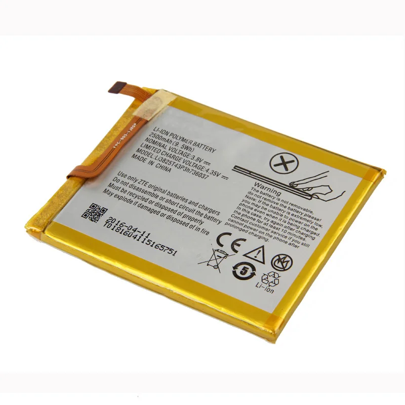 Оригинальный аккумулятор Li3825T43P3h736037 для телефона ZTE Blade A2 V7 Lite Dual SIM BV0720 2500