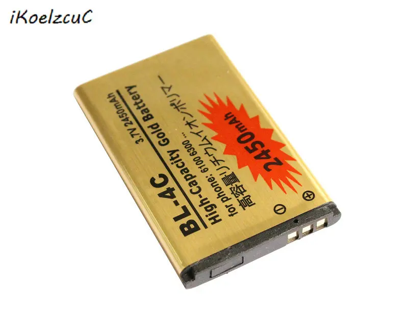 IKoelzcuC BL-4C BL 4C BL4C батарея для Nokia 6300 6260 6170 6131 6110 6100 Замена батареи мобильного
