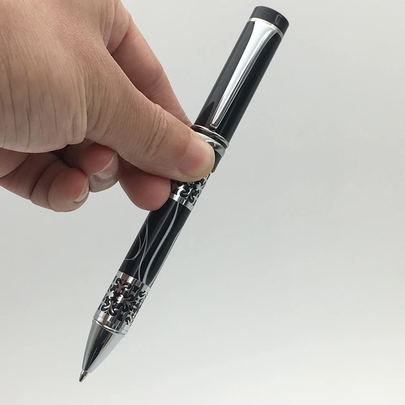 

2018 unique Design pens for writing high quality gift pen black Blance ballpoint pen rollerball pen school supplies