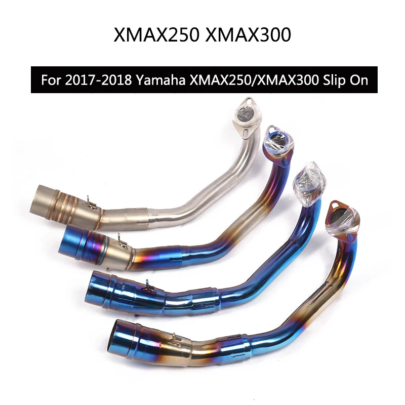 

Переходник из нержавеющей стали для выхлопной трубы Yamaha XMAX250, XMAX300, 2017, 2018, 51 мм