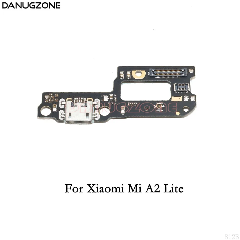 For Mi A2 Lite Зарядная док-станция с разъемом и разъемом для зарядки usb, гибкий кабель для Xiaomi mi A1 A2 Lite/Red mi Y1 Lite Y2/mi Play - Цвет: For Mi A2 Lite