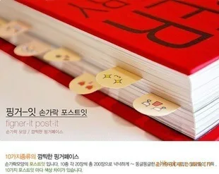 

Cute Creative Finger Type Sticky Note Pad Bookmark Finger Shape Memo Pad Note Paper Sticky Drop Shipping