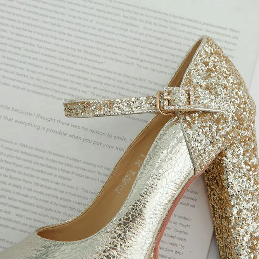 Женские свадебные туфли QUTAA разноцветные туфли-лодочки из лакированной кожи на