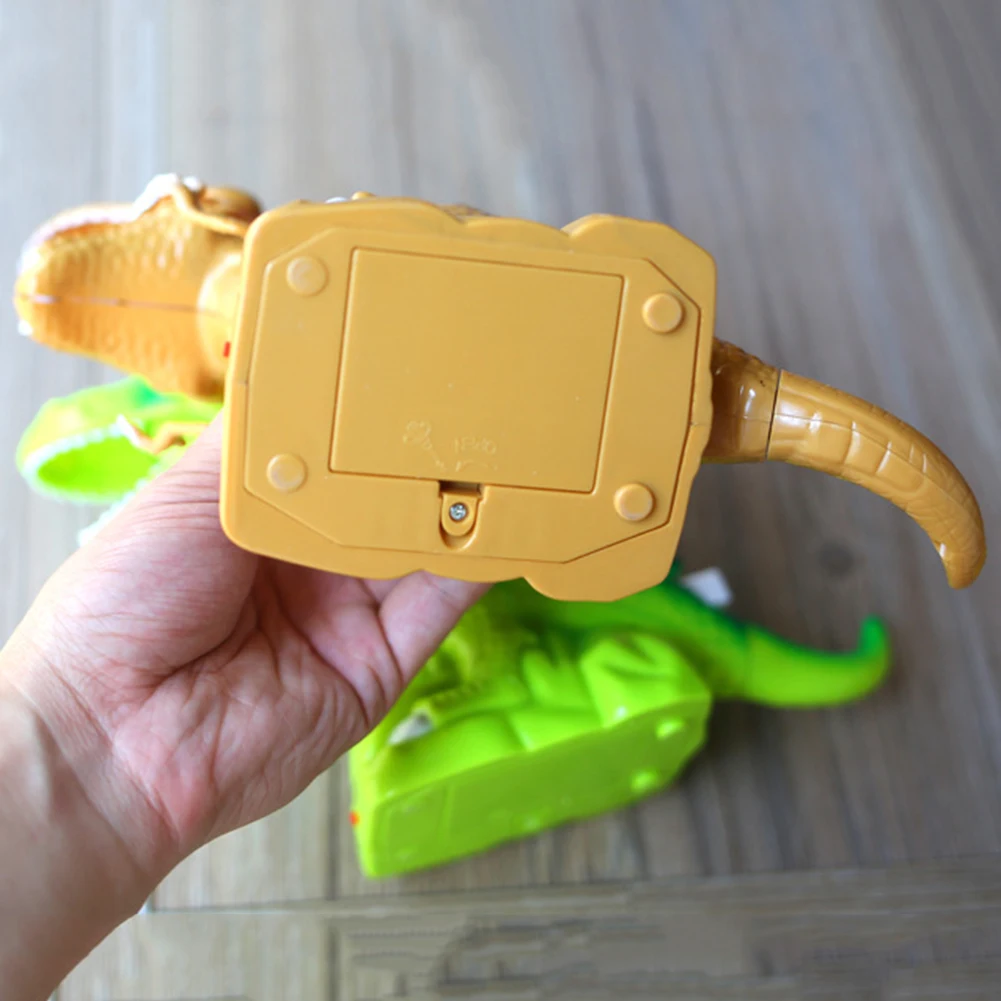 

Children Electric Tracks Climb Stair Dinosaur Toys Glowing With Sound Kid Toy Animals Model Interactive Toys Random Color