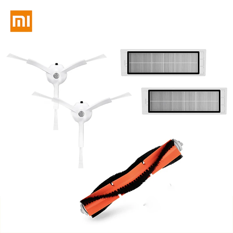 Оригинальный Roborock Xiaomi Робот Запчасти для пылесоса комплект боковая щетка HEPA
