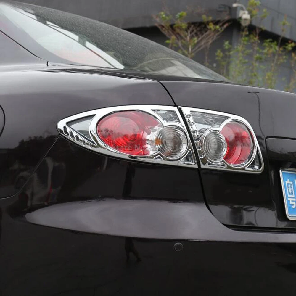 Накладка на заднюю фару для Mazda 6 M6 Atenza 2003 2006 2007 2008 хром аксессуары автомобильного