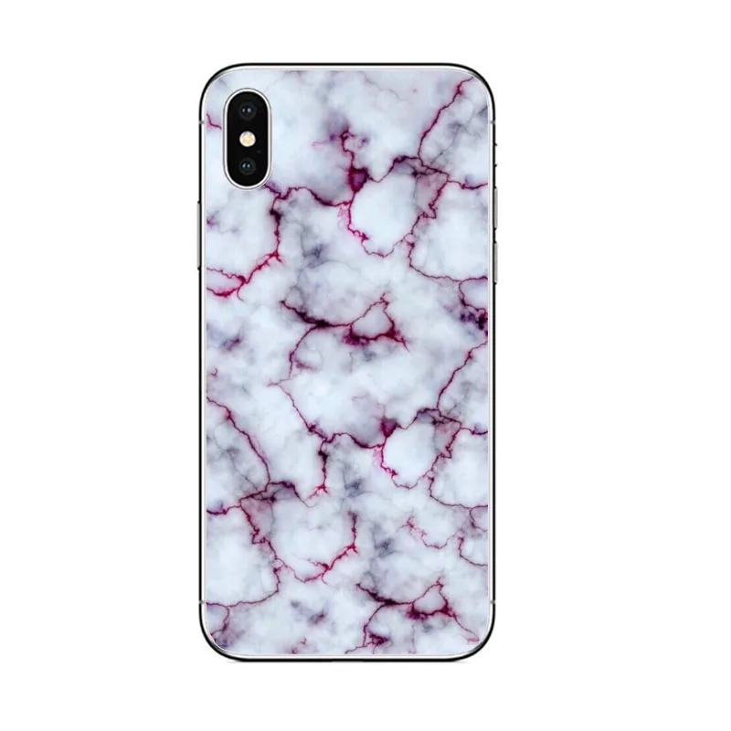 TPU Soft marble Белый, красный, розовое золото, Мраморная роза задняя крышка для apple iphone 6 S 6 7 8 XR X XS MAX SE 5s 5, сексуальный розовый Силиконовый чехол для телефона - Цвет: TPU Soft marble