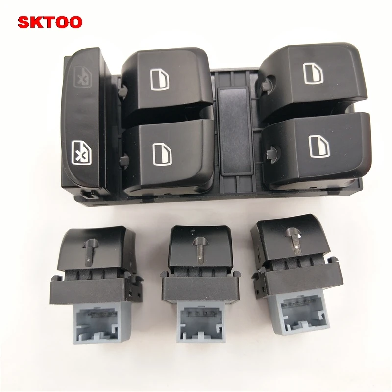 Панель переключателя окна SKTOO для AUDI A4 B8 A5 Q5 2007 2012 8KD 959 851 8KD959851D 855|window control|switch panelwindow