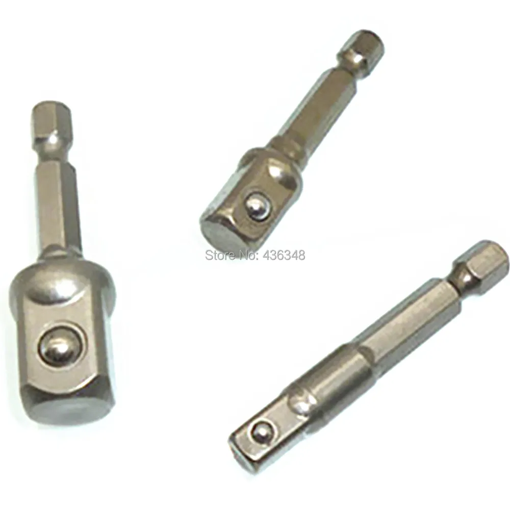 3x адаптер с шестигранной головкой на 1/4 &quot3/8&quot 1/2 &quotКвадратное гнездо адаптера