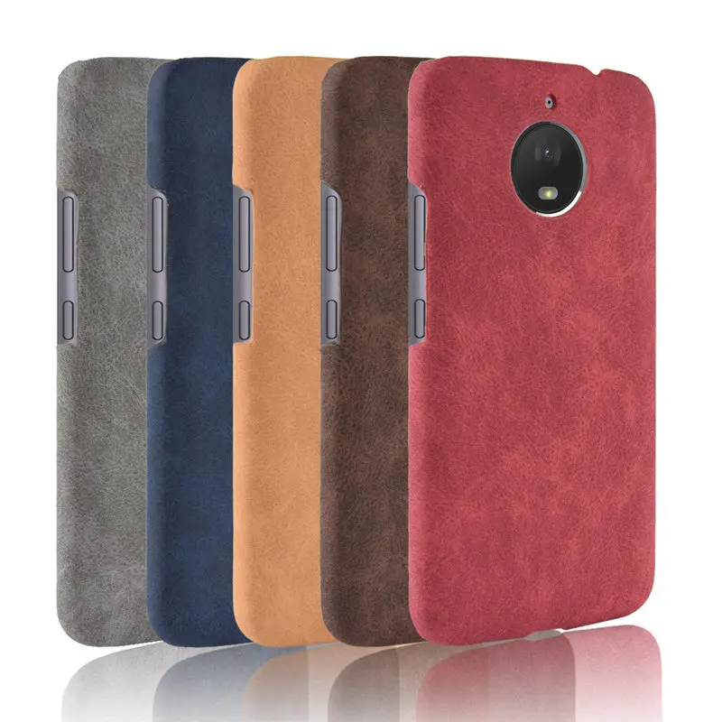 For Motorola Moto E4 Plus Case E4Plus Cover Luxury PU Leather Hard Phone XT1771 XT1775 |