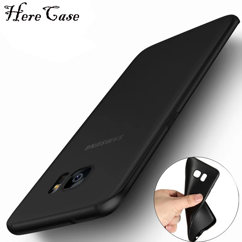 Ультратонкий черный матовый Мягкий силиконовый чехол из ТПУ для Samsung Galaxy J1 J3 J5 J7 A3