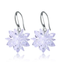 prevent allergies zircon oorbellen cz earrings for women pending brincos handing earings flower pendientes ear stud jewelry