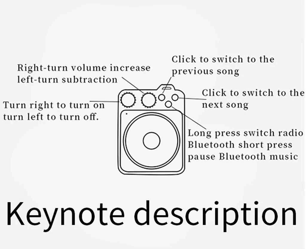 VOBERRY портативный стерео мини Bluetooth динамик TF карта AUX аудио вход Беспроводная Музыка открытый басовый блок Bluetooth динамик