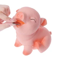 1pc pig piggy bank coin money cash openable collectible saving box for children kid gift toy unbreakable home room decor