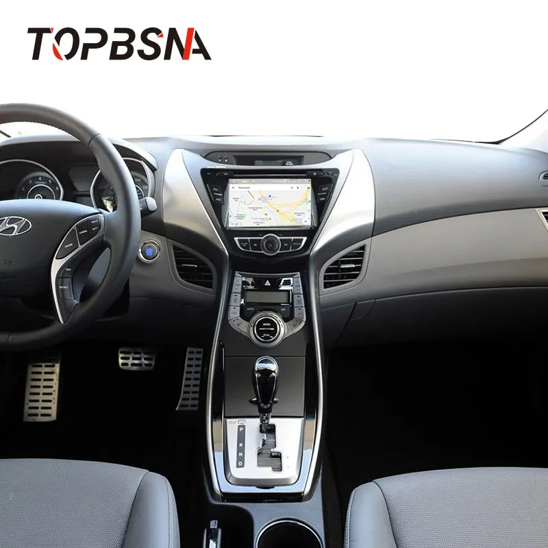 TOPBSNA 7 дюймов Android 10 Автомобильный мультимедийный dvd-плеер для Hyundai Elantra Avante GPS