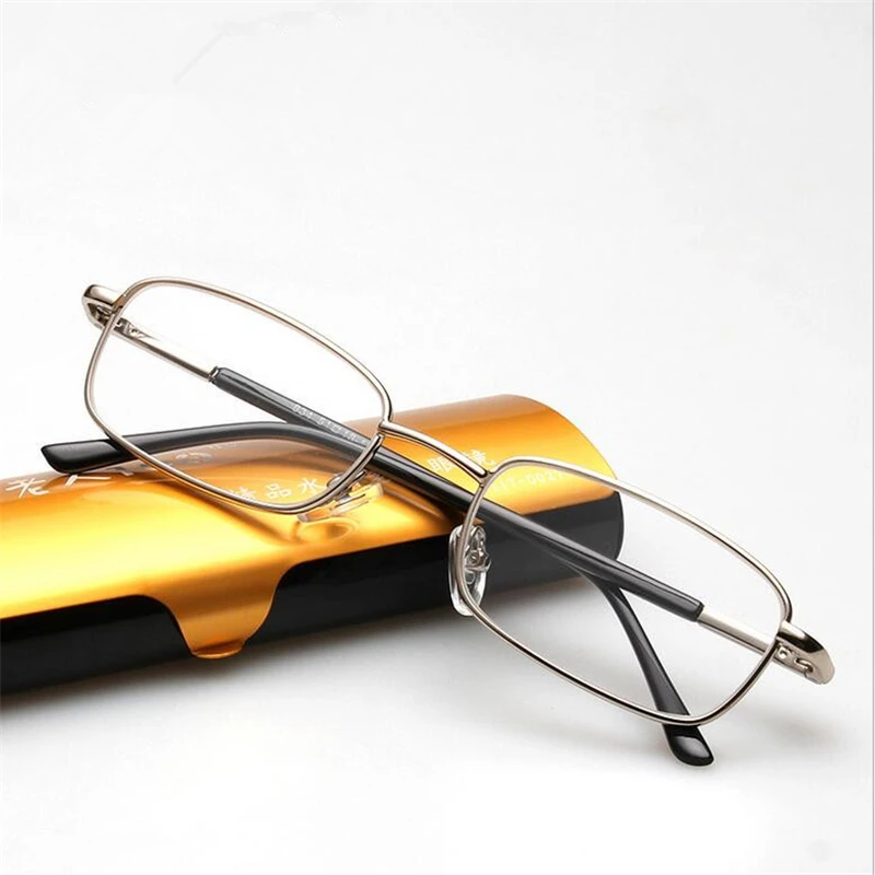 2019 высококачественные полностью металлические линзы в серебряной оправе