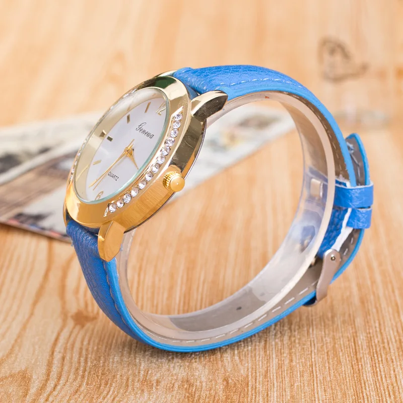 2018 модные кварцевые часы Geneva женские наручные Montre Femme|Женские часы| |