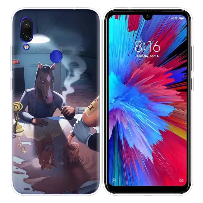 Конь БоДжек чехол для Xiaomi Redmi Note 7 фотоаппаратов моментальной печати 7 S K20 Y3 GO S2 6 6A 7A 5 Pro mi играть до 9 лет A1 A2 8 Lite Poco F1 мягкие чехлы для телефона чехол - Цвет: 05