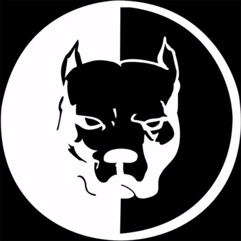 Tancredy 18cm*18cm Car Stickers and Decals PITBULL Dog 3D Funny Sticker Vinyl Creative Motorcycle Decor Accessories | Автомобили и