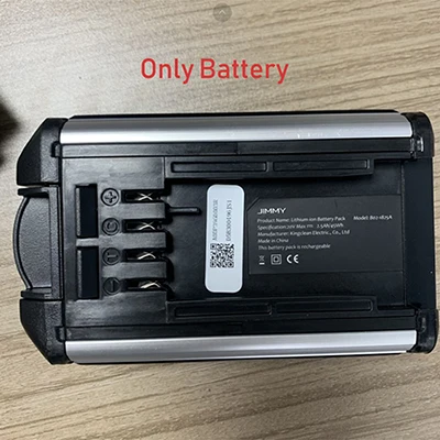 only battery Xiaomi Mijia JIMMY Ручной беспроводной флеш-пистолет JW31 2,2 мпа давление воды 180л/ч поток воды 2500 мАч литиевая батарея - Цвет: only battery