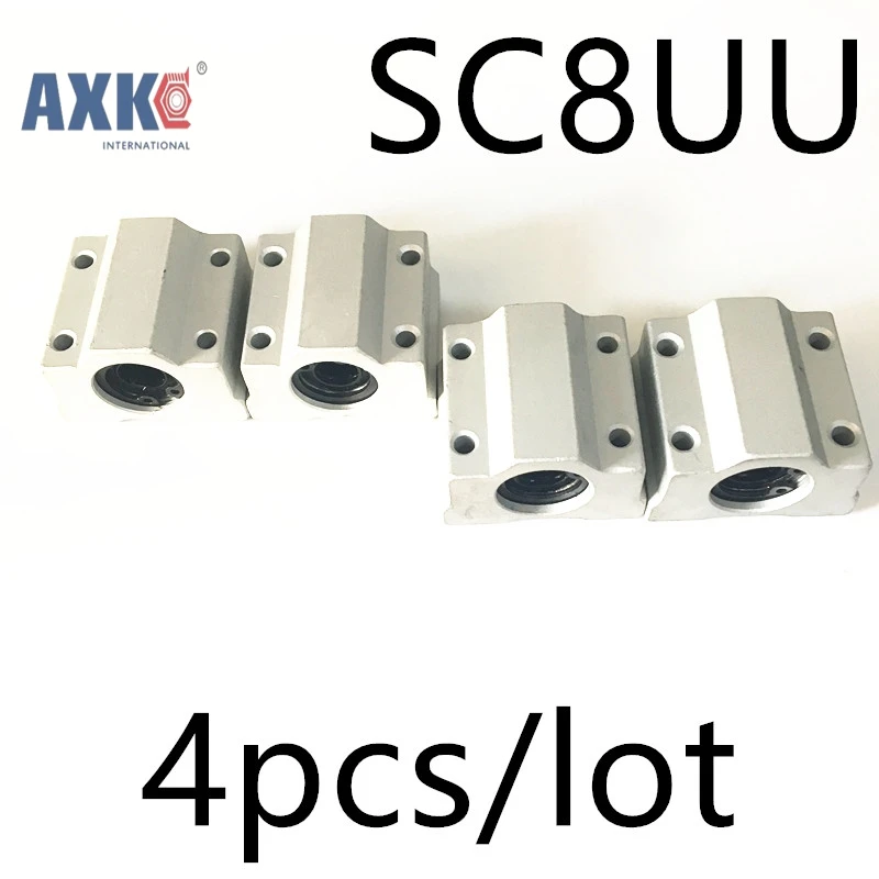 Линейная направляющая Axk Cnc маршрутизатор высокого качества 4 шт./лот Sc8uu Scs8uu 8 мм