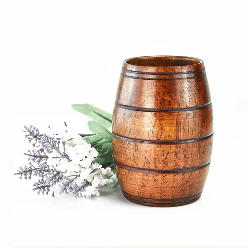 WOWCC 1 шт. деревянная чашка в форме бочонка классическом стиле деревянные пивные