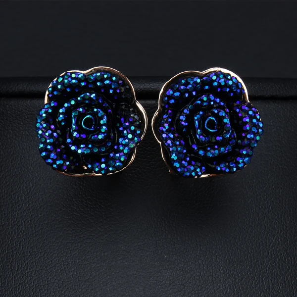 Новое поступление оптовая продажа женские серьги в виде романтических цветов