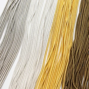 Цепочка для ожерелья металлическая, 10 млот, 1,5 мм