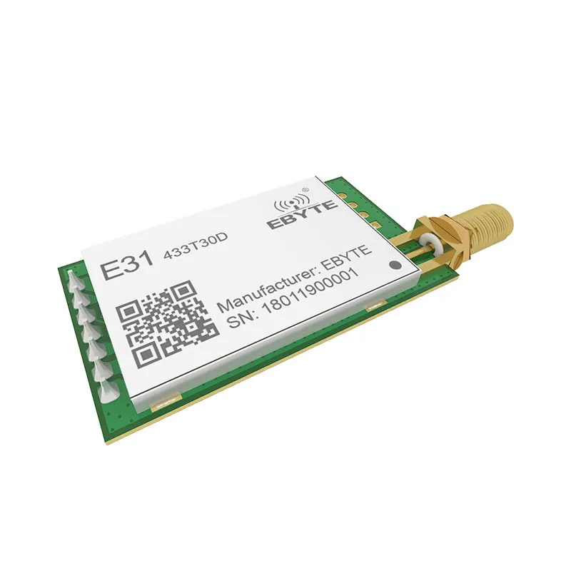 E31 433T30D AX5043 433 МГц 1 Вт дальняя узкая полоса UART антенна SMA IoT uhf беспроводной