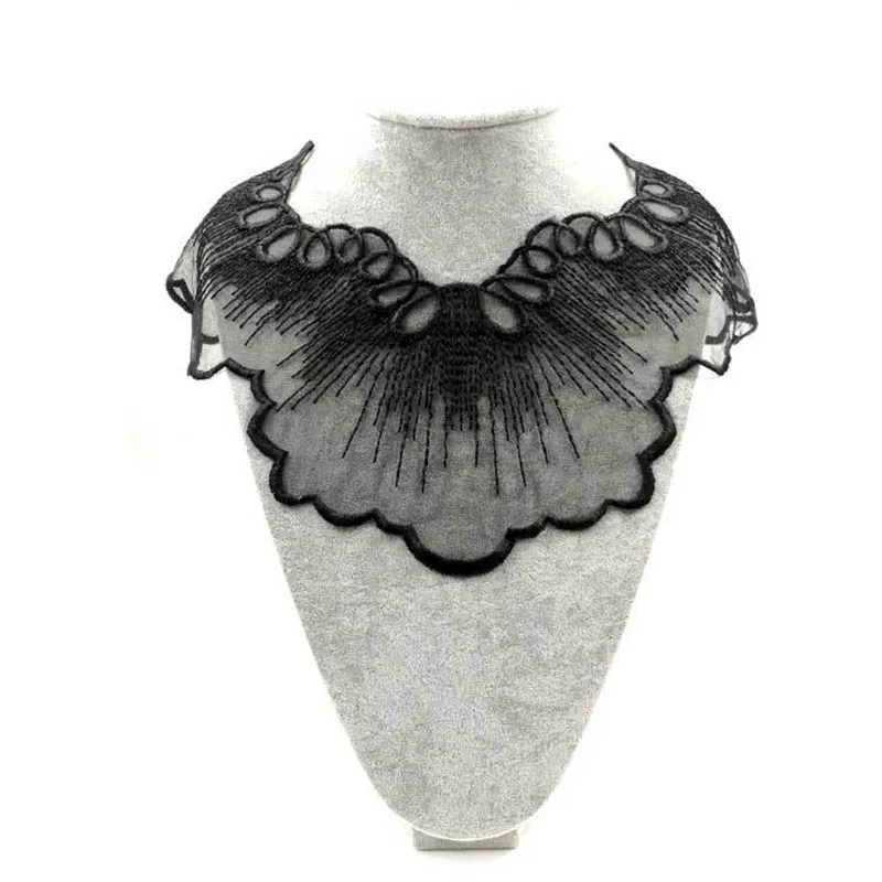 1 шт. кружево 5 цветов вышивка гипюр ожерелье кружевная ткань DIY ручной работы