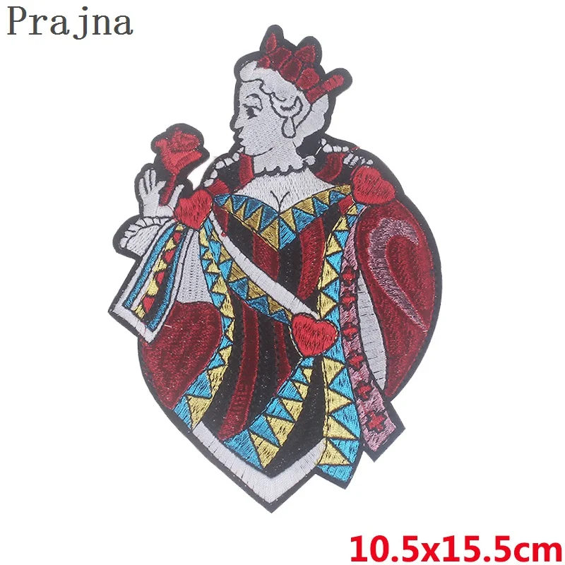 Патчи Prajna King для покерного Таро аппликация солдатиков Dota большие дешевые вышитые