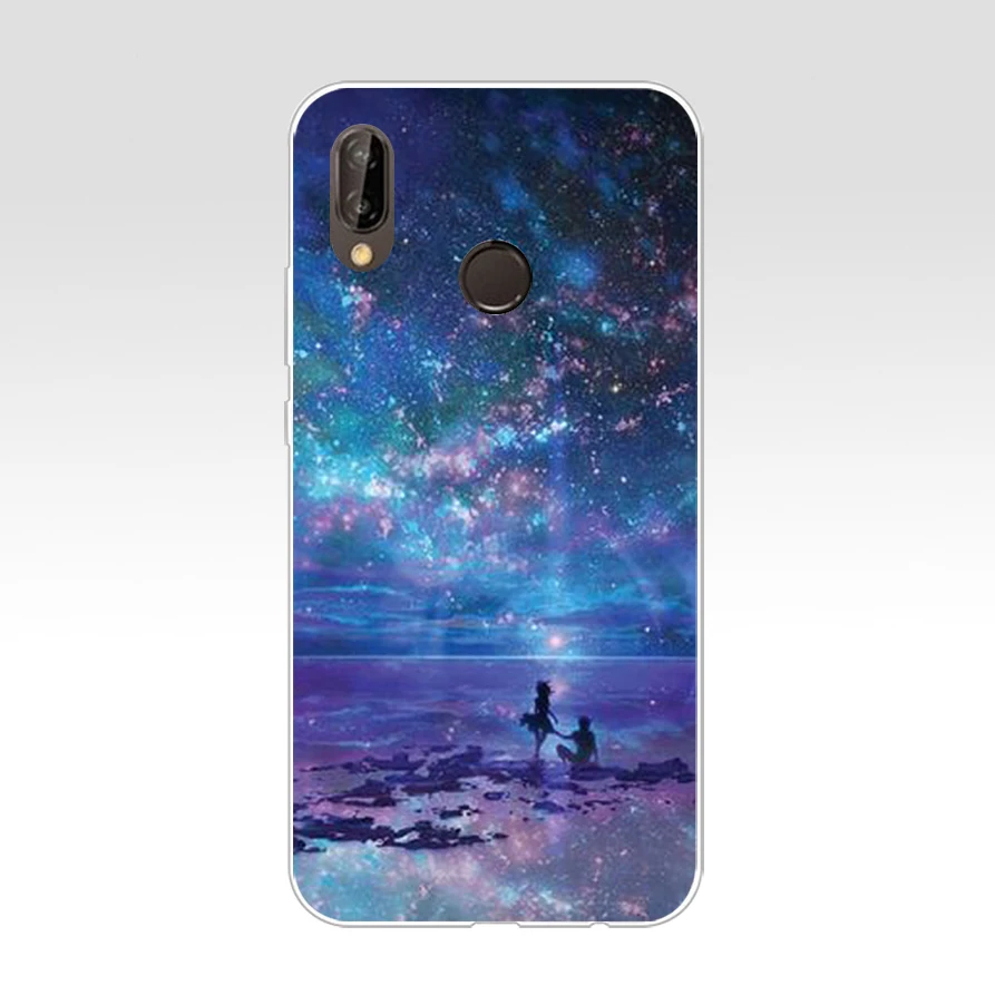 Мягкий Резиновый ТПУ силиконовый чехол для Huawei P20 Lite 5 84 дюйма | Мобильные телефоны