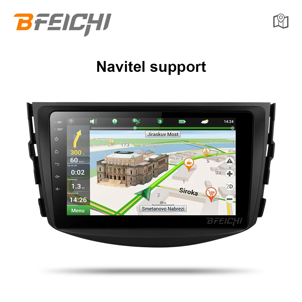 Android 7 1 автомобильный dvd-проигрыватель с gps для Toyota rav4 2007 2008 2009 2010 2011 автомобильная